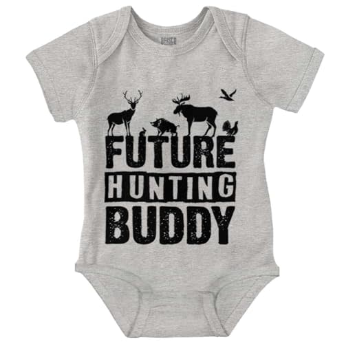 Brisco Brands Future Hunting Buddy Little Hunter Baby Romper Boys or Girls