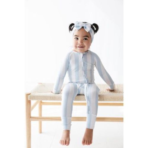 Convertible Double Zipper Romper | Cotton Candy Stripes | Charlie Lou Baby | 3-6M