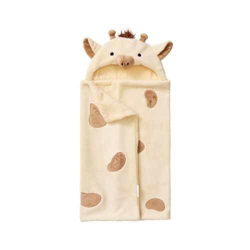 Luxe Faux Fur Critter Baby Hooded Towel Collection
