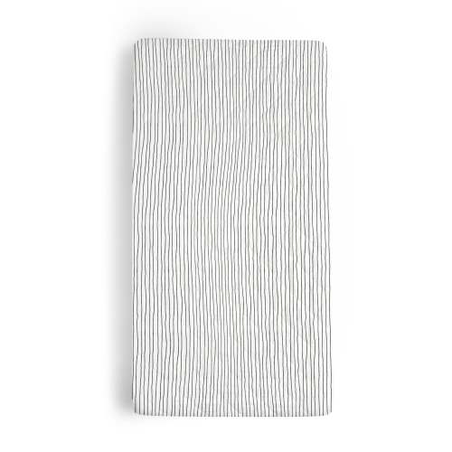 Organic Cotton Changing Pad Cover - Cobi Blue Stripes