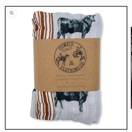Vintage Angus Bamboo Muslin Blanket – Cowkid Clothing Company
