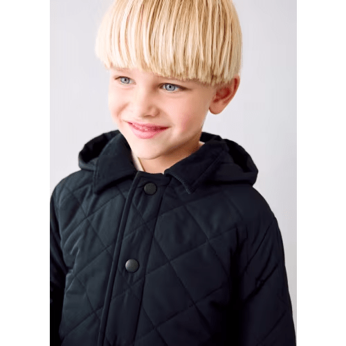 Quilted anorak with shirt collar - Kids | MANGO USA