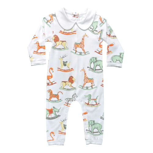 Boys Footless Playsuit with Peter Pan Collar – Heyward House