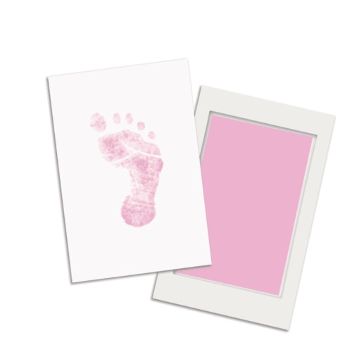 Baby Handprint & Footprint Ink Pad Kit – Clean-Touch, Mess-Free Keepsake for Newborn Girls & Boys, Includes Cards