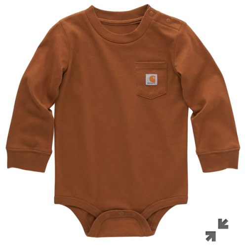 Kids' Long-Sleeve Pocket Bodysuit | Carhartt