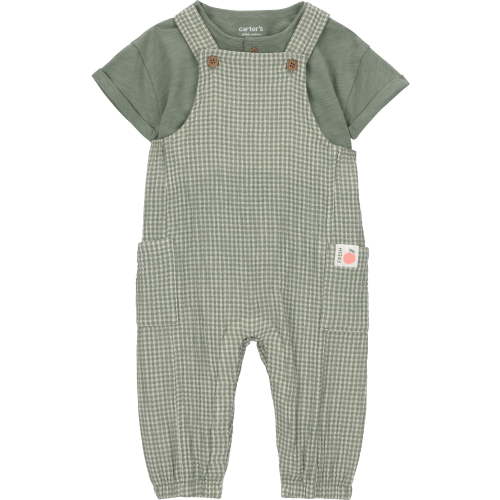 Carter's Child of Mine Baby Boy Overalls Set, 2-Piece, Sizes 0/3-24 Months