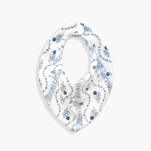 The Bandana Bib - Blue Vine Stripe – Hill House Home