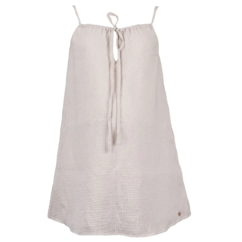 Maternity and nursing nightdress Trousseau beige