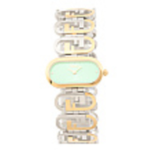 Women's Swiss Made O'lock Green Dial Two Tone Bracelet Watch | Luxury Gifts | T.J.Maxx