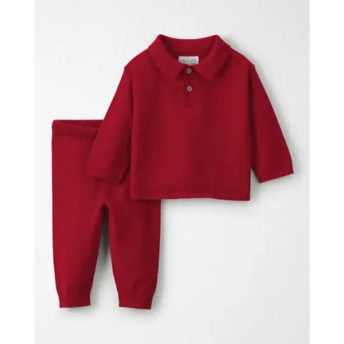 Baby Boy 2-Piece Organic Cotton Sweater Knit Top & Pant Set - Little Planet | Carter's