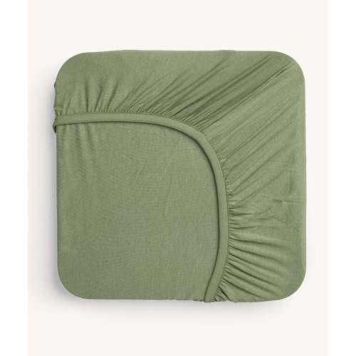 Organic Fitted Sheet Moss (Bassinet, Cot) – ergoPouch AU
