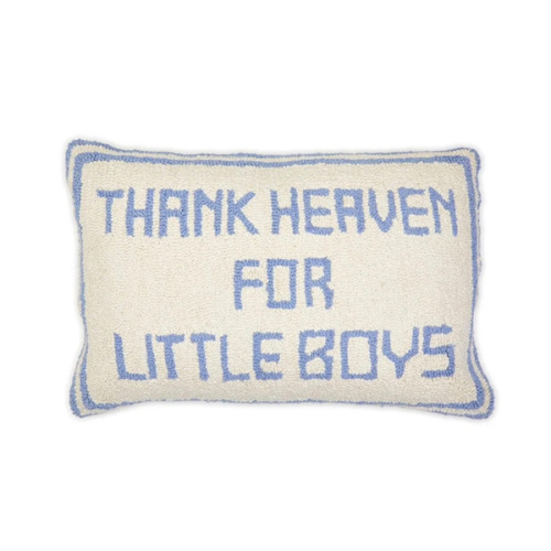 Thank Heaven for Little Boys Throw Pillow