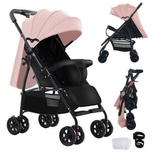 Lightweight Travel Baby Stroller, Fold Infant Pushchair & Pram for 0-3 Years Old,Compact,Folding,Unisex(9.5lb)