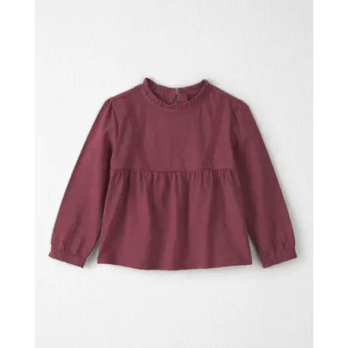 Toddler Girl Organic Cotton Peplum Top - Little Planet | Carter's