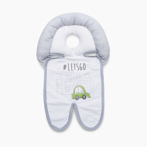 Boppy Organic Head & Neck Support - Let's Go Grey