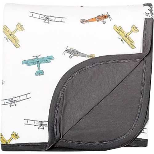 Copper Pearl Three-Layer Baby Blanket: Soft Quilt for Boys and Girls | Breathable and Cozy Toddler Blanket | Premium Polyester/Rayon 46x46