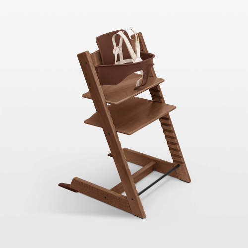 Stokke Tripp Trapp® Warm Brown High Chair² with Babyset