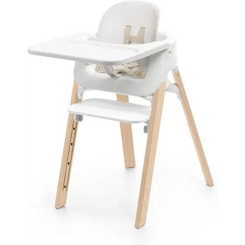 Stokke Steps High Chair for Babies & Children, White/Natural