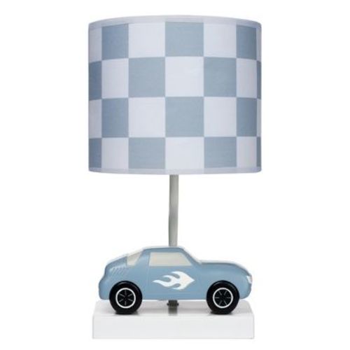 Lambs & Ivy Little Racer Hand Painted Car/Transportation Lamp w/ Shade and Bulb