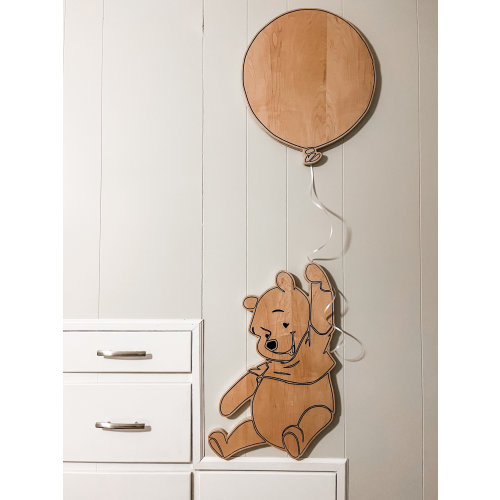 Winnie the Pooh Wall Art | Nursery Wall Art | Baby Shower Gift | Nursery Decor | Kids Room Art | Kids Gift | Winnie the Pooh