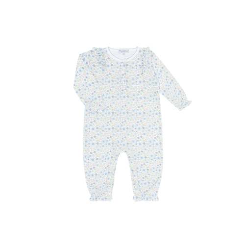 Blue Meadow Romper – The Gingham Goose Boutique