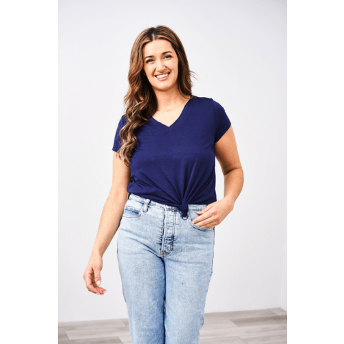 V-Neck Boyfriend Nursing Tee