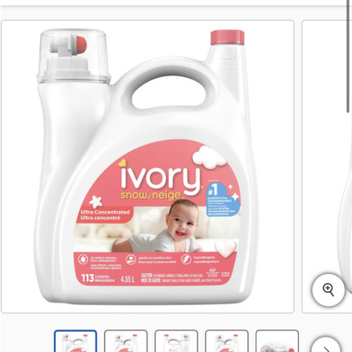 Ivory Snow Newborn Liquid Laundry Detergent, 113 wash loads