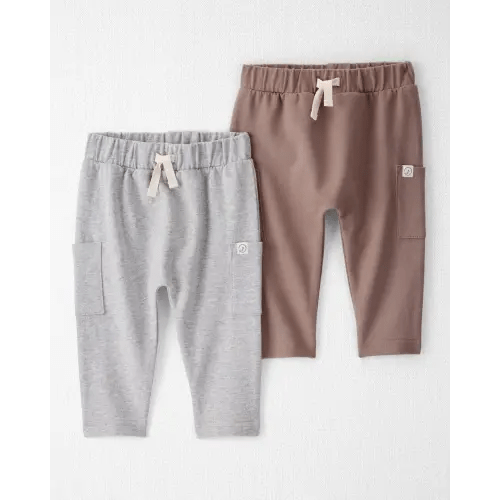 Baby 2-Pack Organic Cotton French Terry Joggers - Little Planet | Carter's