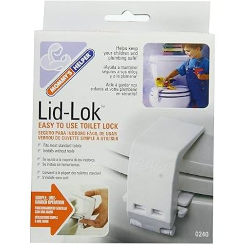 Mommy's Helper Toilet Seat Lid-Lok, Set of 2
