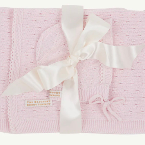 Ramsey Receiving Set - Palm Beach Pink
