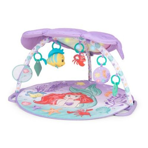 Bright Starts The Little Mermaid Twinkle Trove Light & Music Activity Gym: Disney Baby Extra Hoops, Developmental Toys