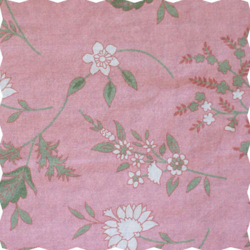 Toddler Emily Dress with Lace trim, Pink and Green Fern - Beet World | Maisonette