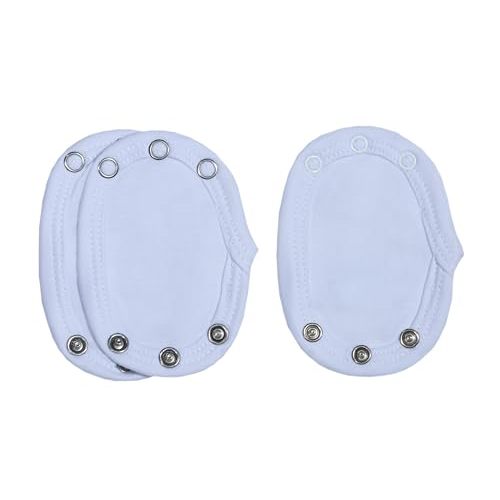 Baby Bodysuit Onesies Extender pack of 3 (Variety Pack, 2 Different Size snaps)