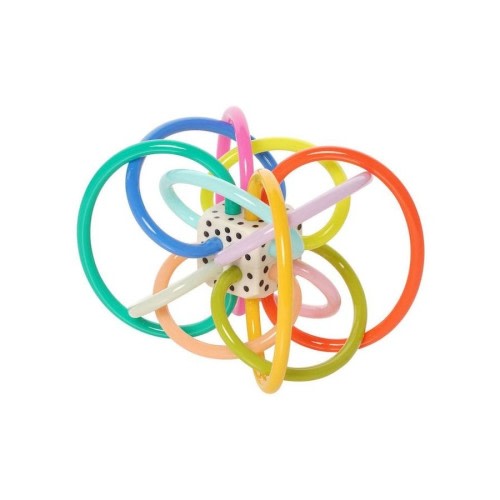 Manhattan Winkel Colorpop Rattle Teether Baby/Infant Sensory Play Toy 0m+