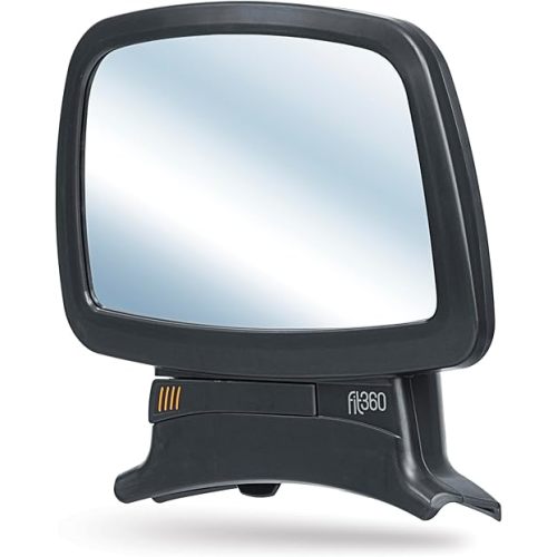 Chicco Fit360 Mirror Car Seat Accessory for Fit360 Rotating Convertible Car Seat, Shatter-resistant, For Rear-Facing | Anthracite/Grey