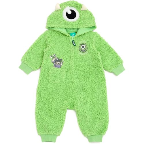 Disney Baby Cosplay Fleece Hooded Jumpsuit Newborn to Infant