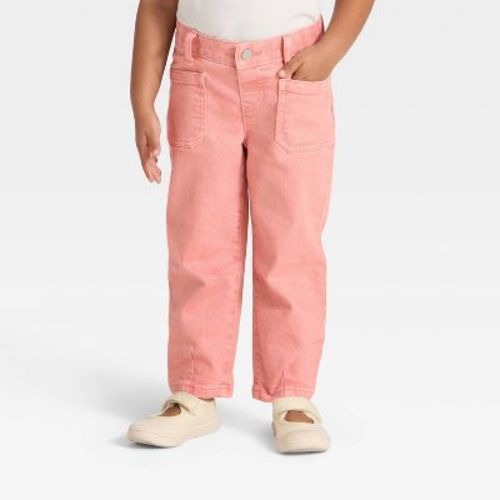 Toddler Girls' Barrel Pants - Cat & Jack™ Pink 3T