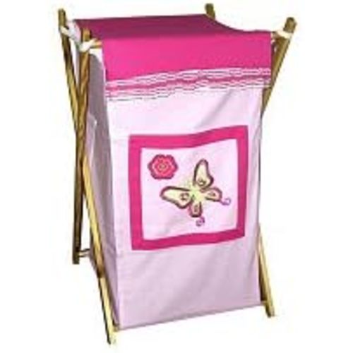 Bacati - Girls Stripes and Plaids Hamper