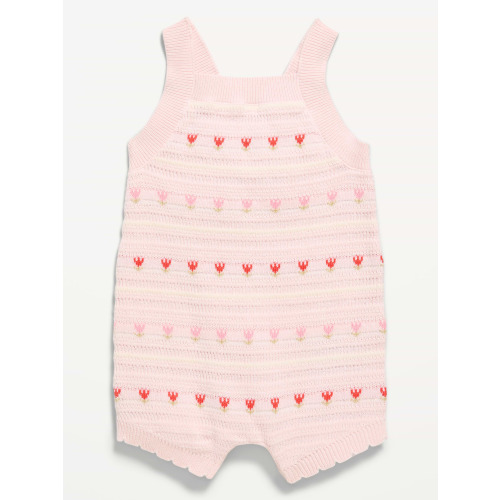 Sleeveless Sweater-Knit Romper for Baby
