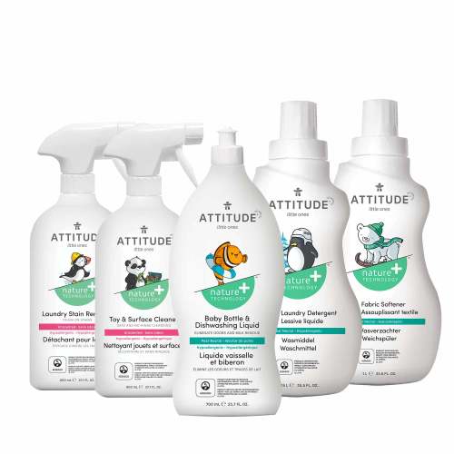 Baby Natural Cleaning Bundle, Nature+ | ATTITUDE