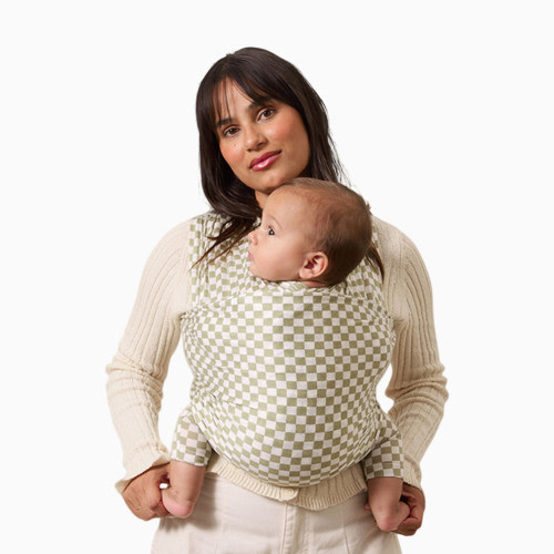 Solly Baby Wrap Carrier - Sage Chequer