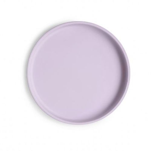 Classic Silicone Suction Plate Soft Lilac One Size