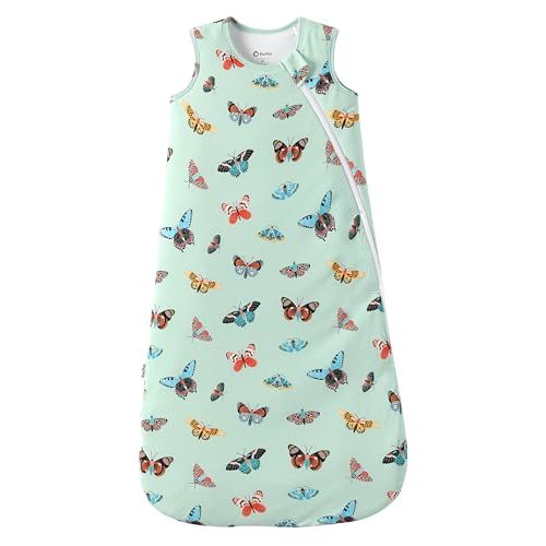 PATPAT Bamboo Viscose Baby Wearable Blanket (Sleep Sack Style), 0.5 TOG/1.0 TOG, Breathable & Soft, 2-Way Zipper, 0-24 Months