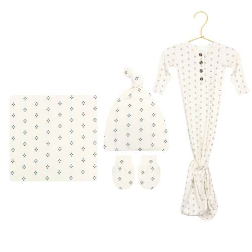 Louie Newborn Hat Bundle (Gown)