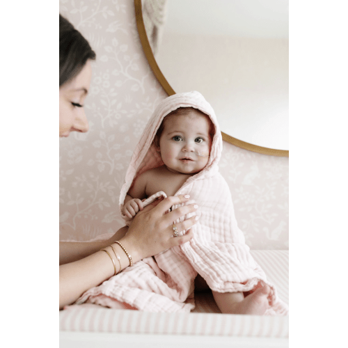 Bath - Baby/Toddler Hooded Towel - Blush