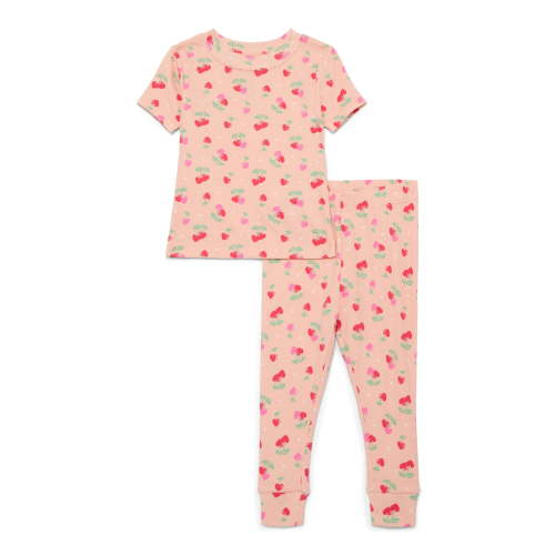 Wonder Nation Toddler Boys or Girls Cotton Snug-Fit Top and Pants Pajama Set, 2-Piece, Sizes 12M-5T