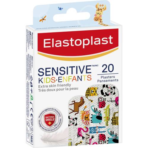 Elastoplast Sensitive Plasters For Kids With Animal Print 20 pack