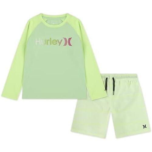 Hurley Boys Baby and Toddler Boys' Swim Suit 2-Piece Outfit Set