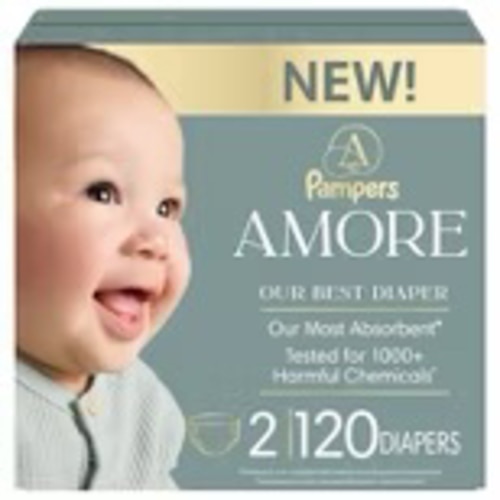 Pampers AMORE Diapers - Size 2 - 120ct