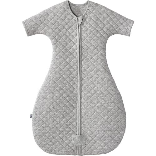 HALO Easy Transition Sleepsack Wearable Blanket, TOG 1.5, Heather Grey, Small
